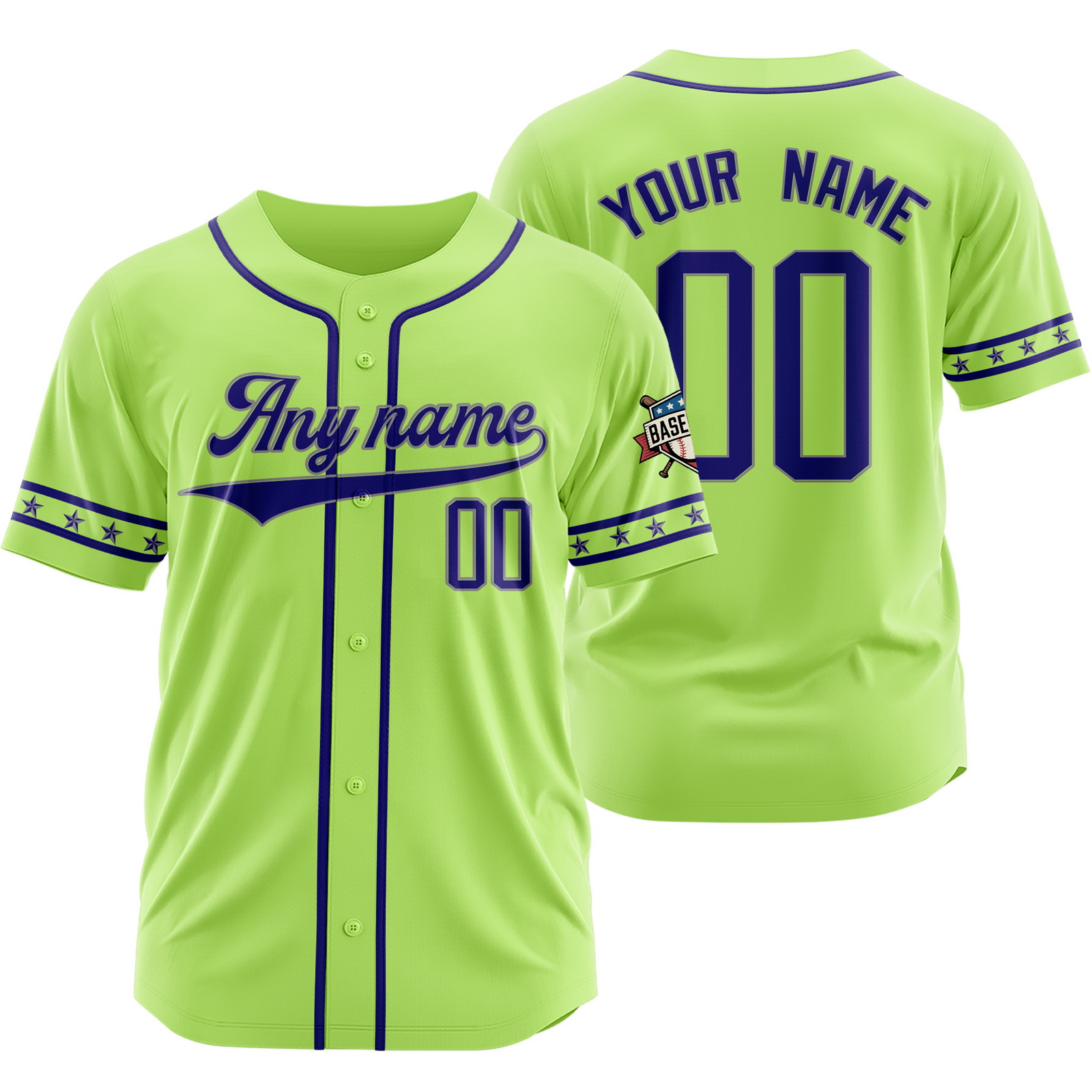 Custom Green Navy Baseball Jersey for Men Women Youth