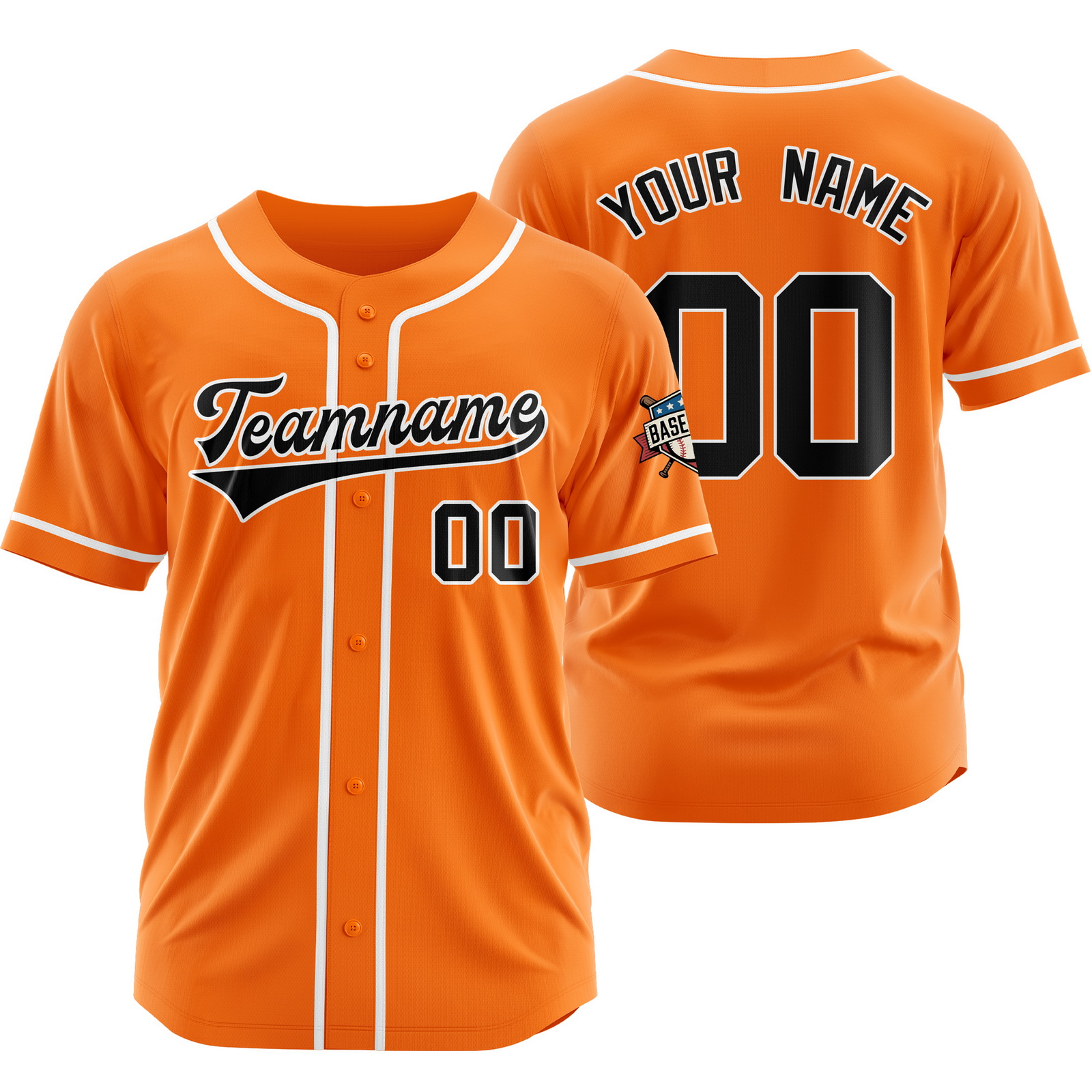 Custom Yellow Black Mesh Baseball Jersey Hip Hop Uniform