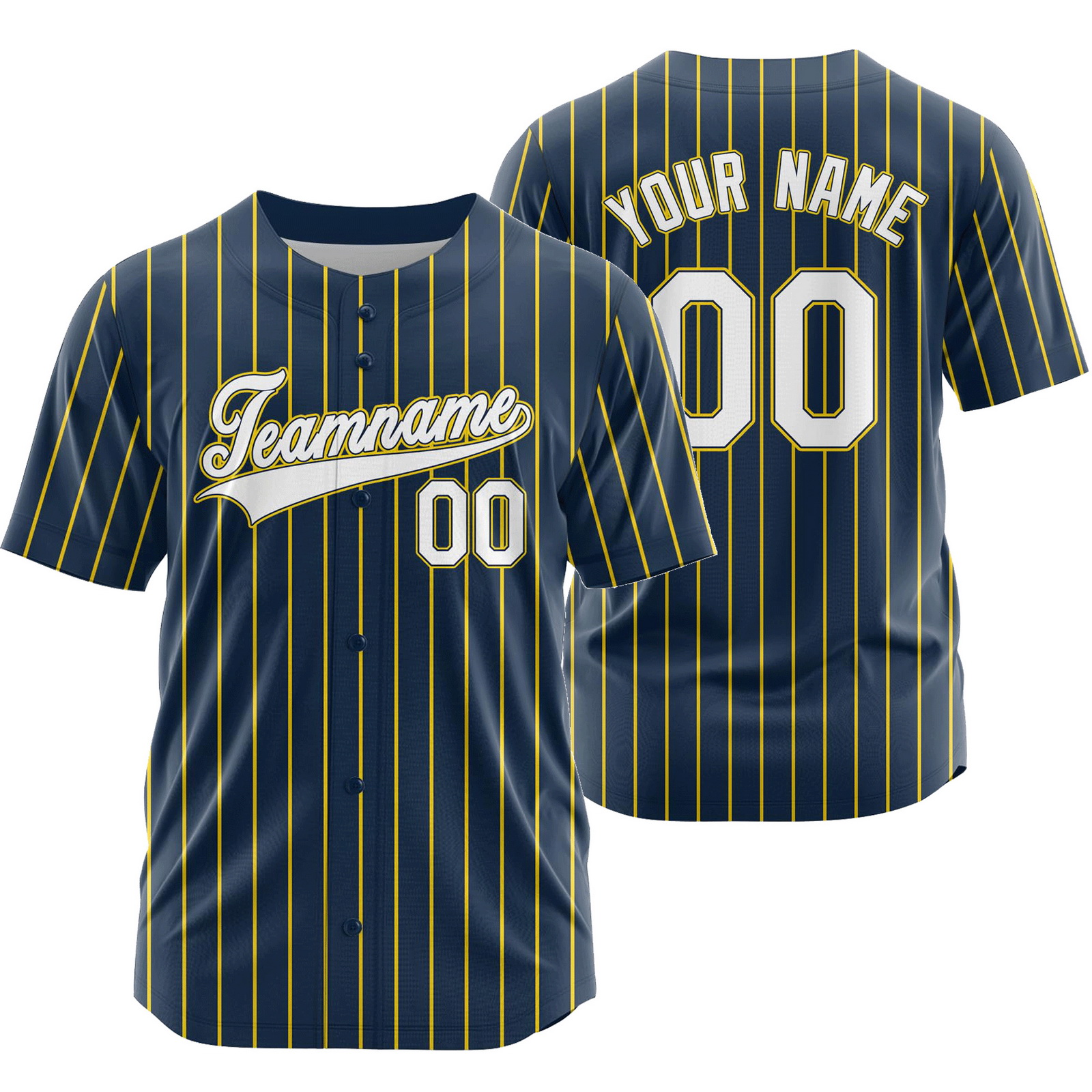 Custom Grey White Striped Baseball Jersey Sport Softball Shirt