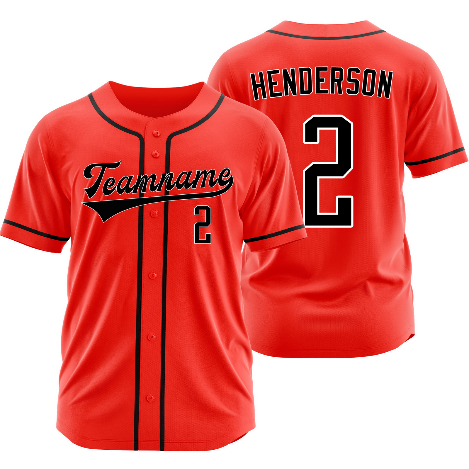Gunnar Henderson Red Black Baseball Jersey Team Sport Shirt