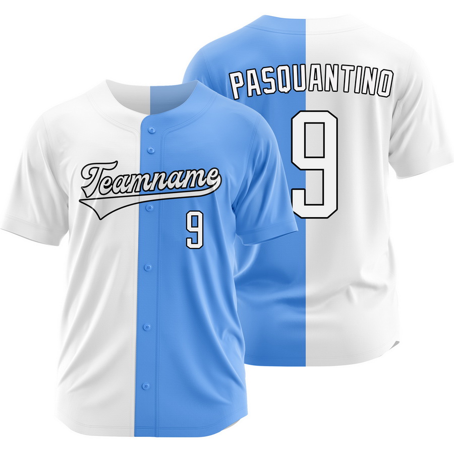 Vinnie Pasquantino White Blue Split Jersey Two Tone Shirt