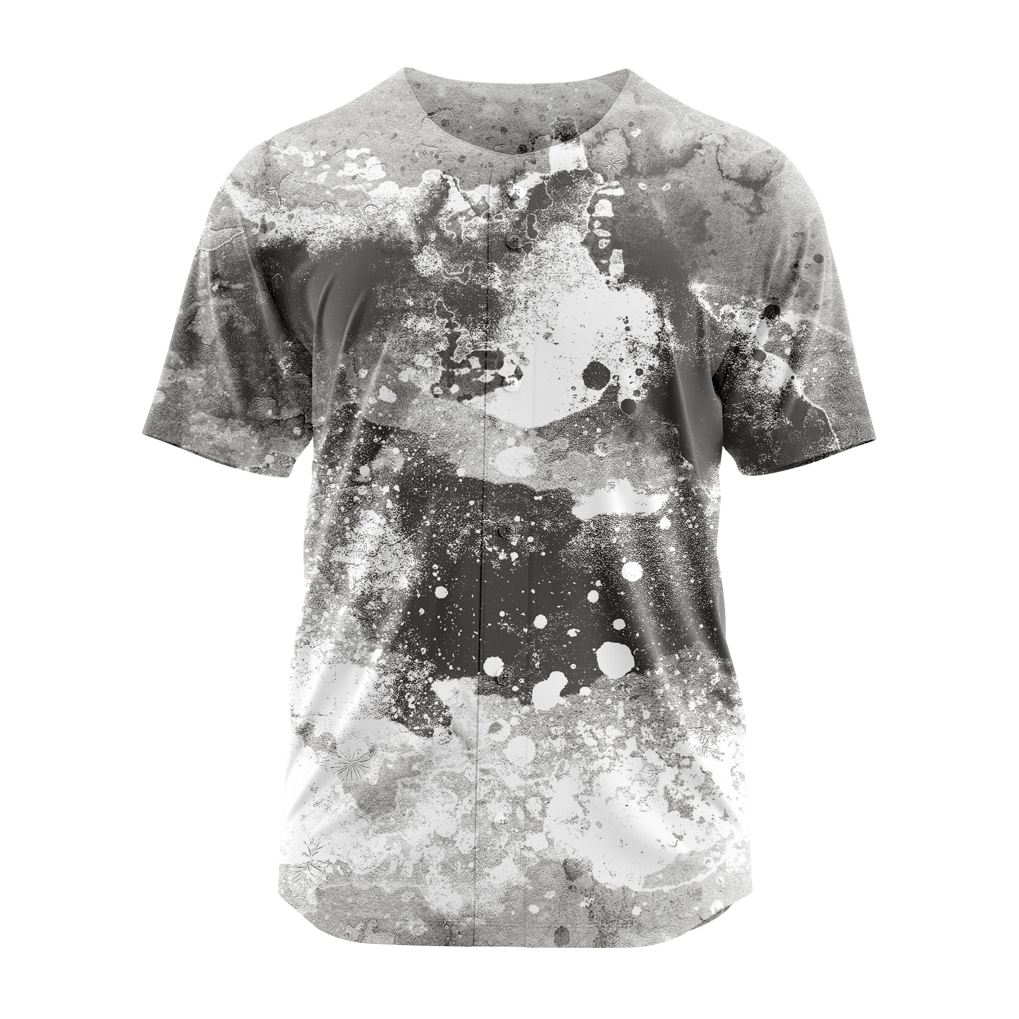 Blank Grey Casual Baseball Jersey Softball Game Shirts