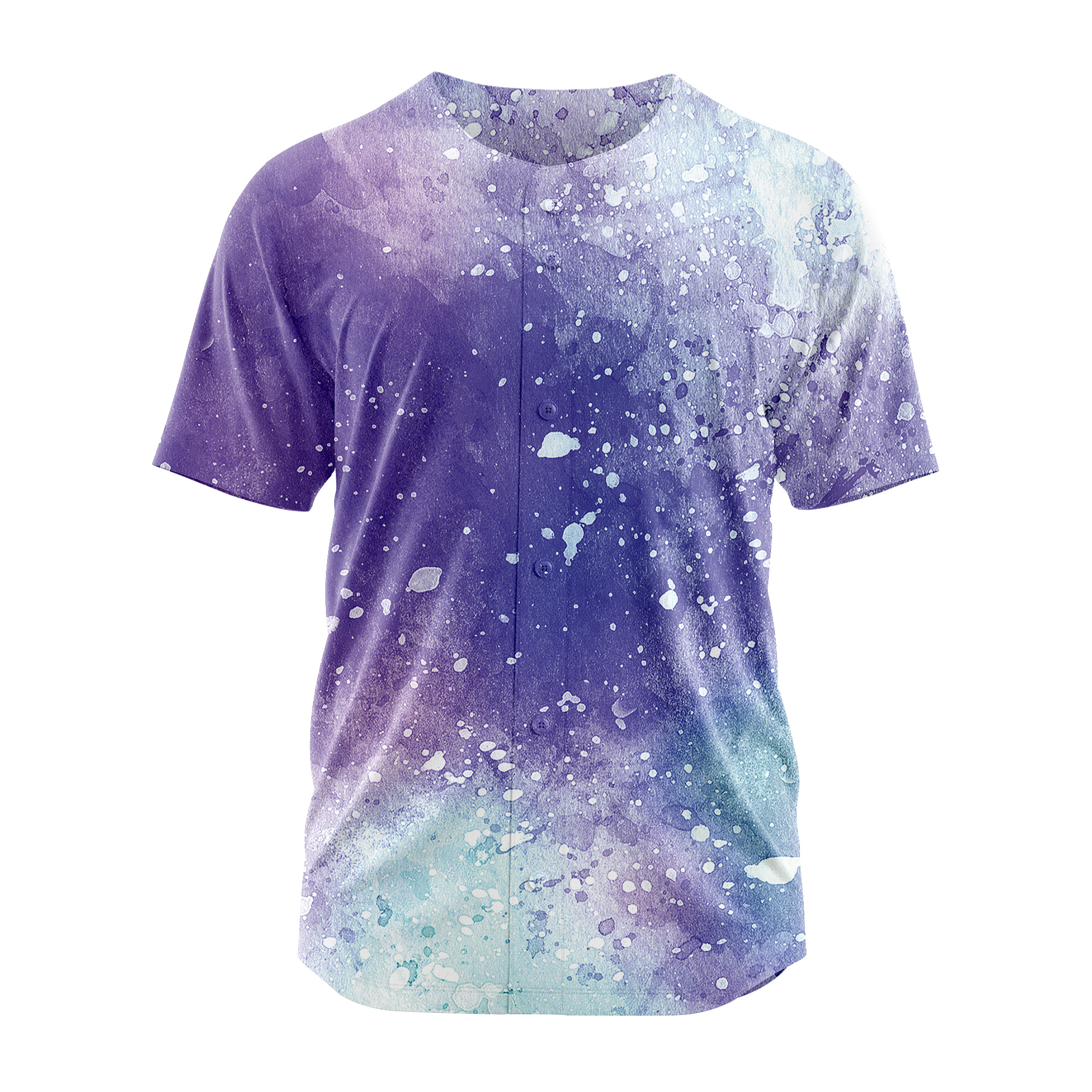 Blank Purple V-Neck Baseball Jersey Softball Sports Gift
