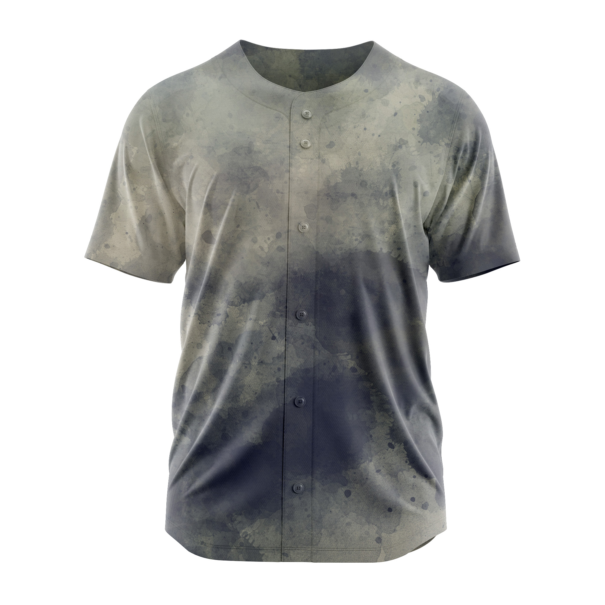 Blank Grey Hip Hop Baseball Jersey Softball Sports Gift