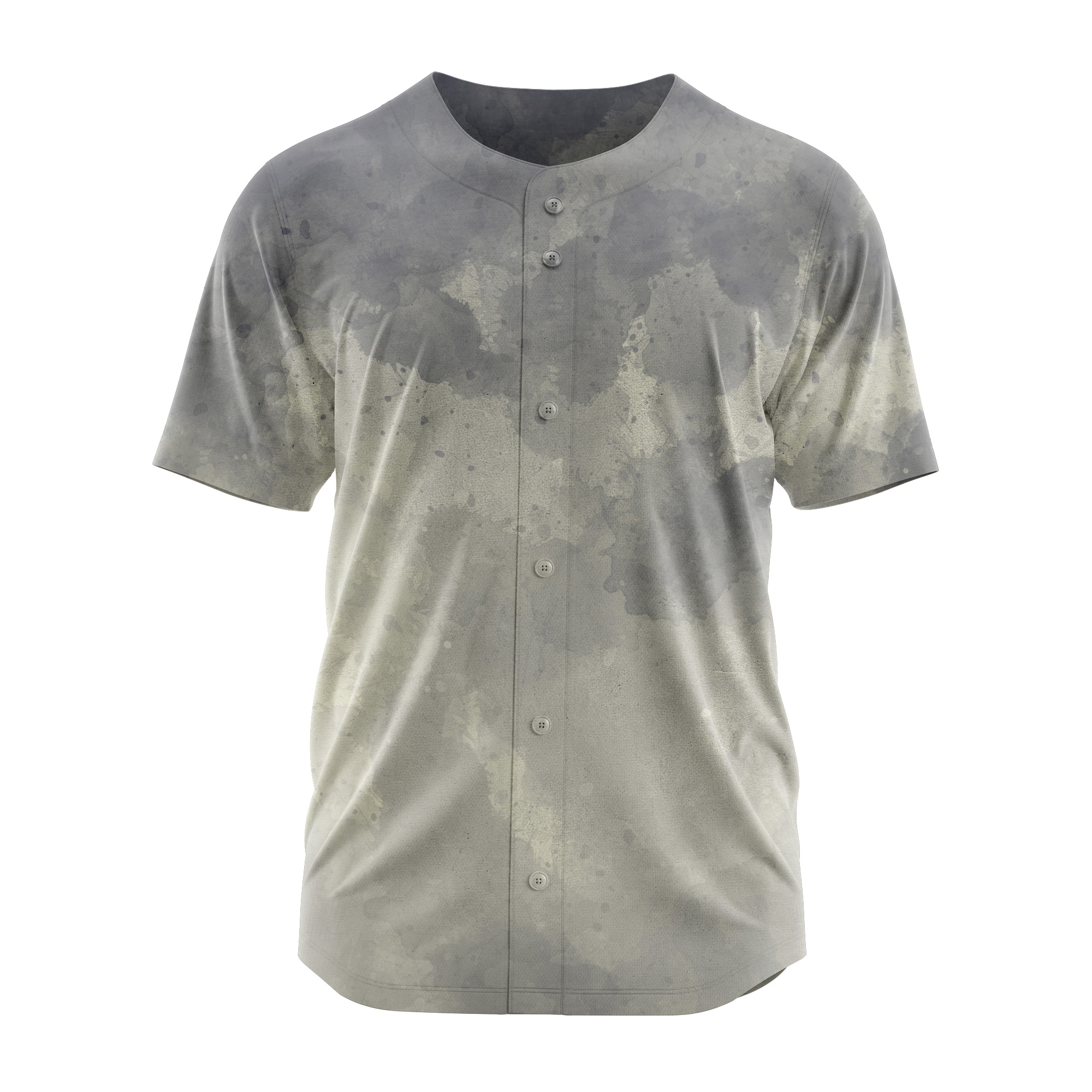 Blank Grey Black Casual Baseball Jersey Softball Game Shirts