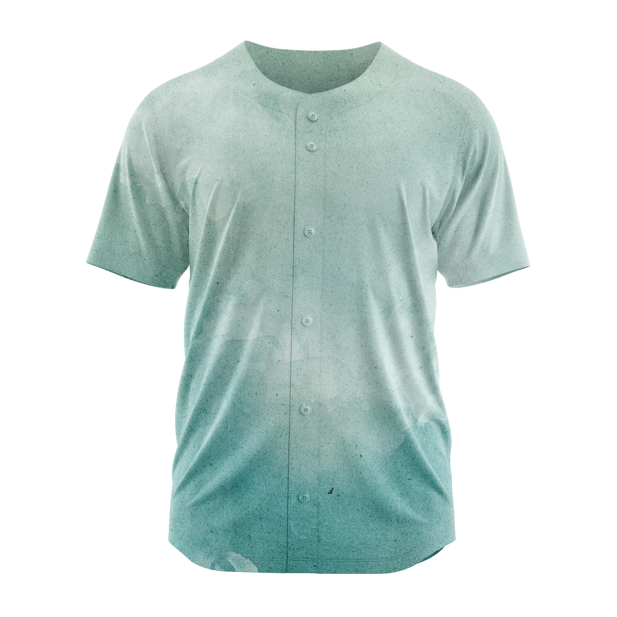 Blank Teal Hip Hop Baseball Jersey Softball Game Shirts