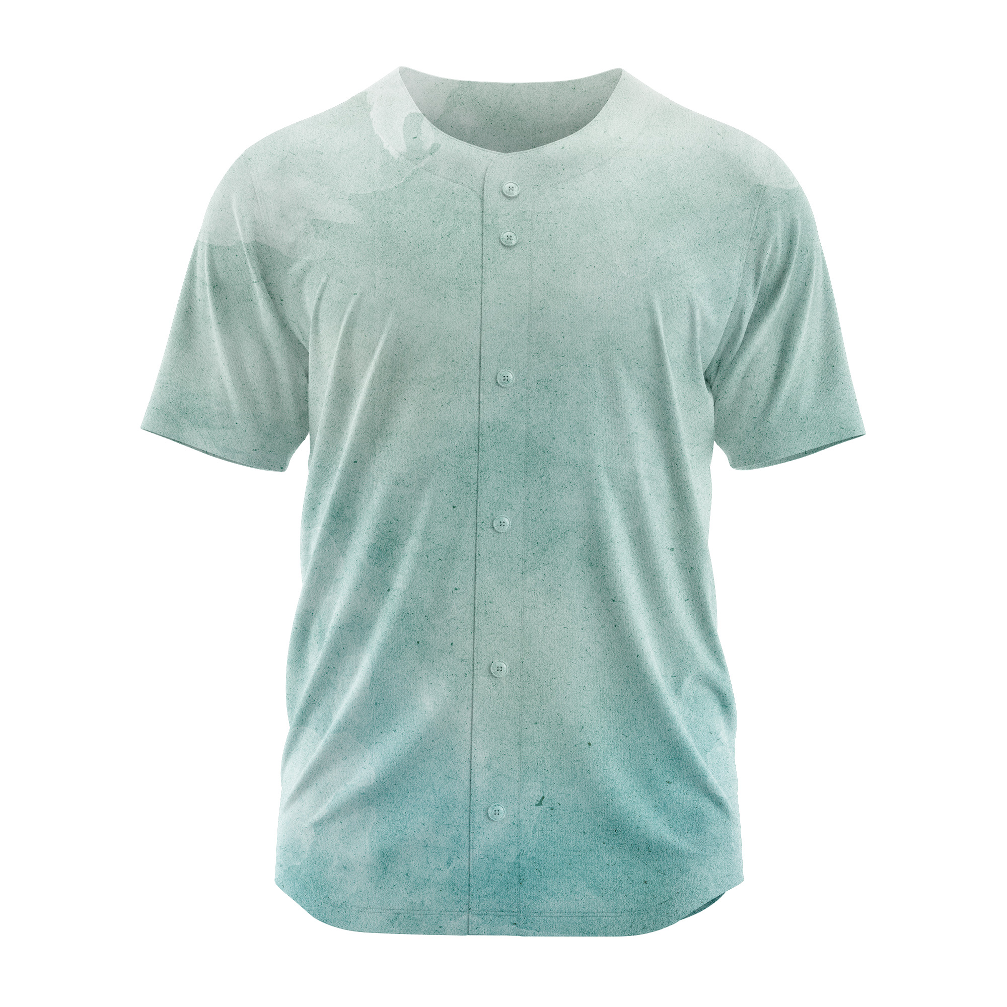 Blank Teal Workout Baseball Jersey Softball Game Shirts