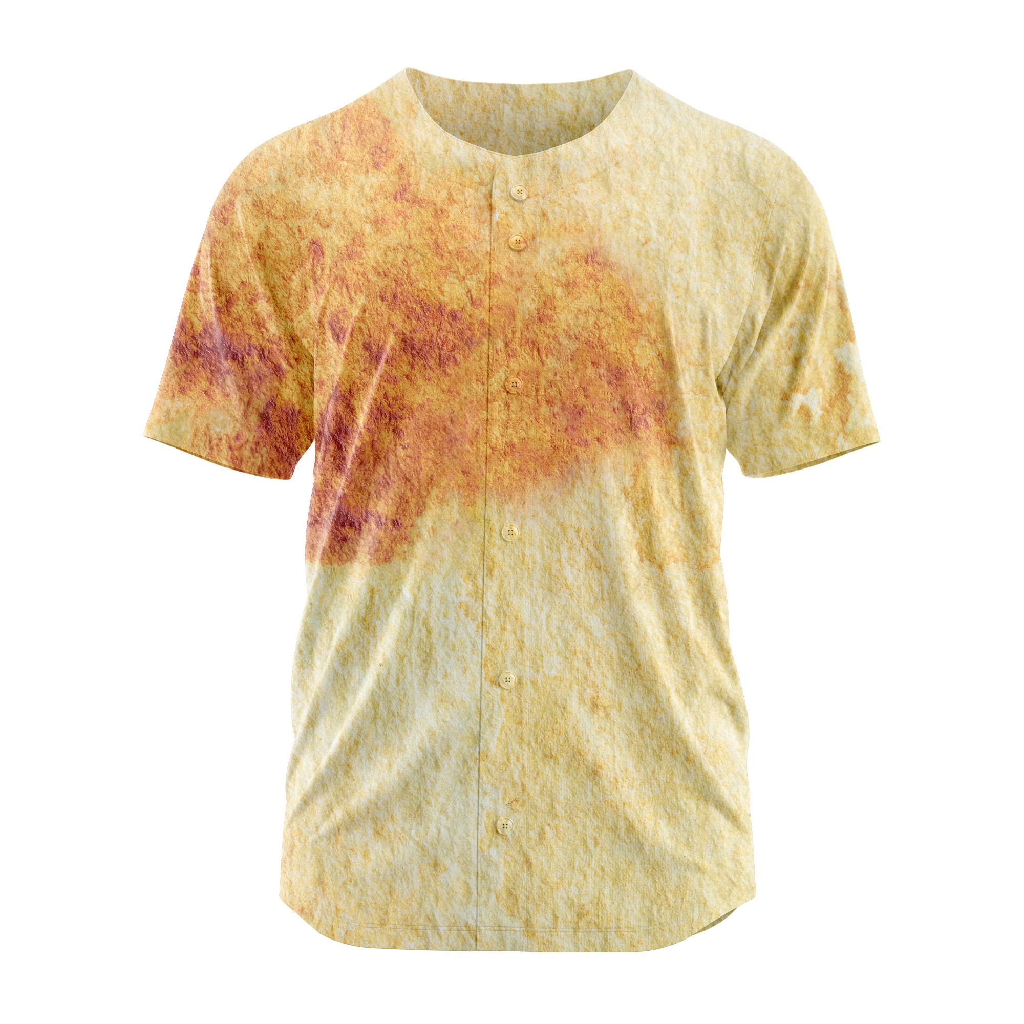 Blank Yellow Workout Baseball Jersey Softball Game Shirts