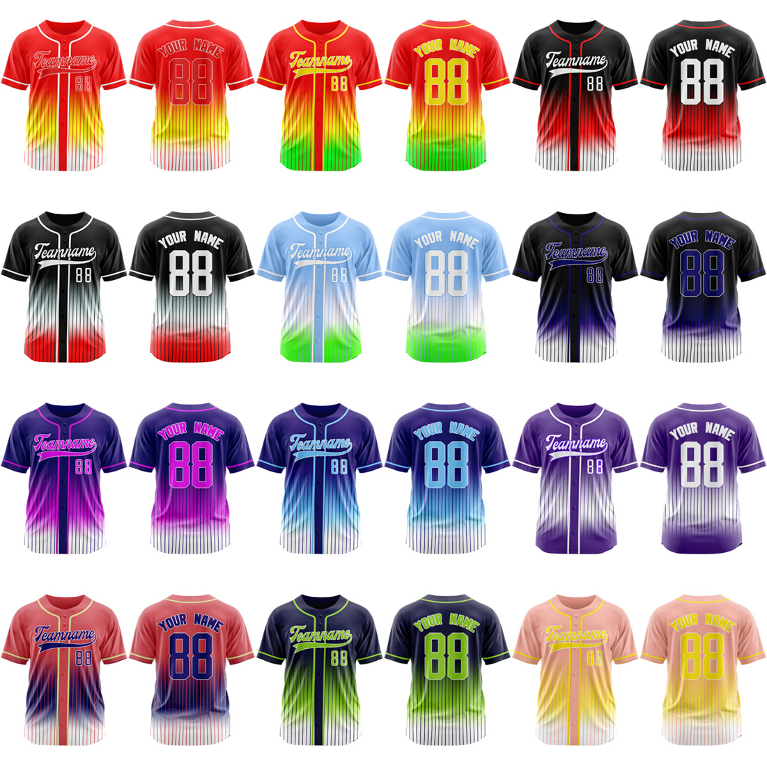 custom baseball jerseys for team