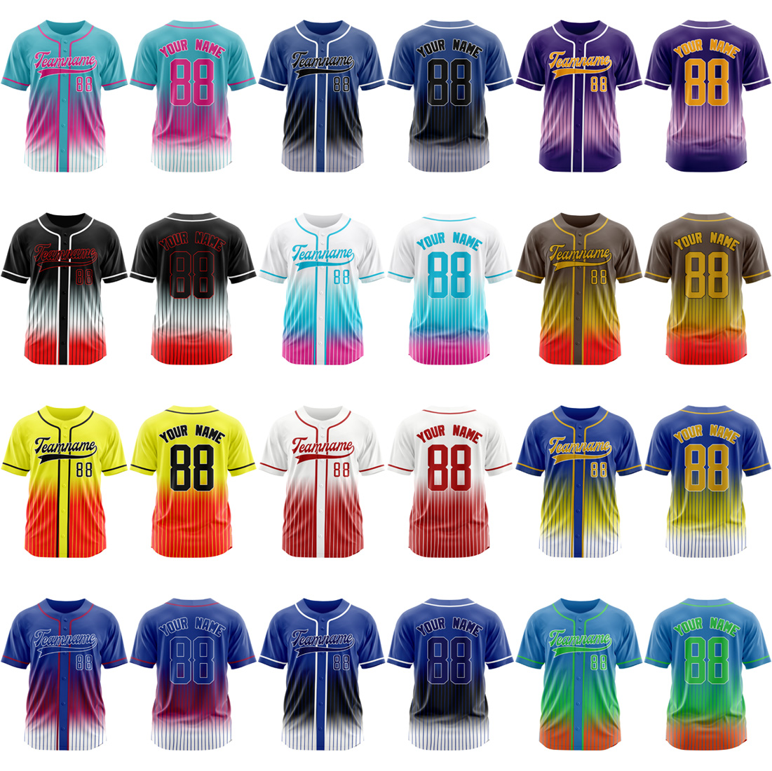 custom baseball jerseys for team