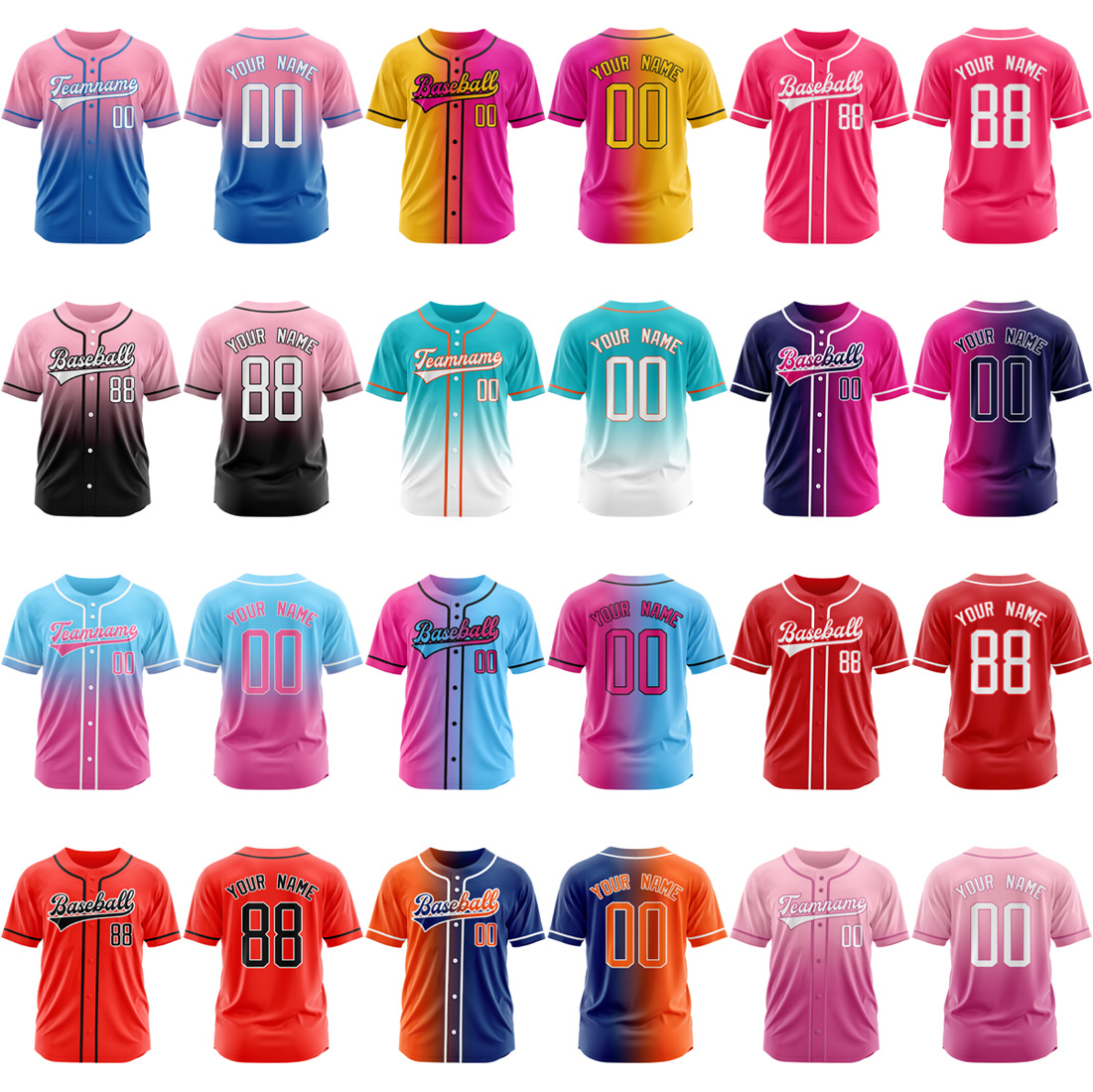  custom baseball jerseys youth men women