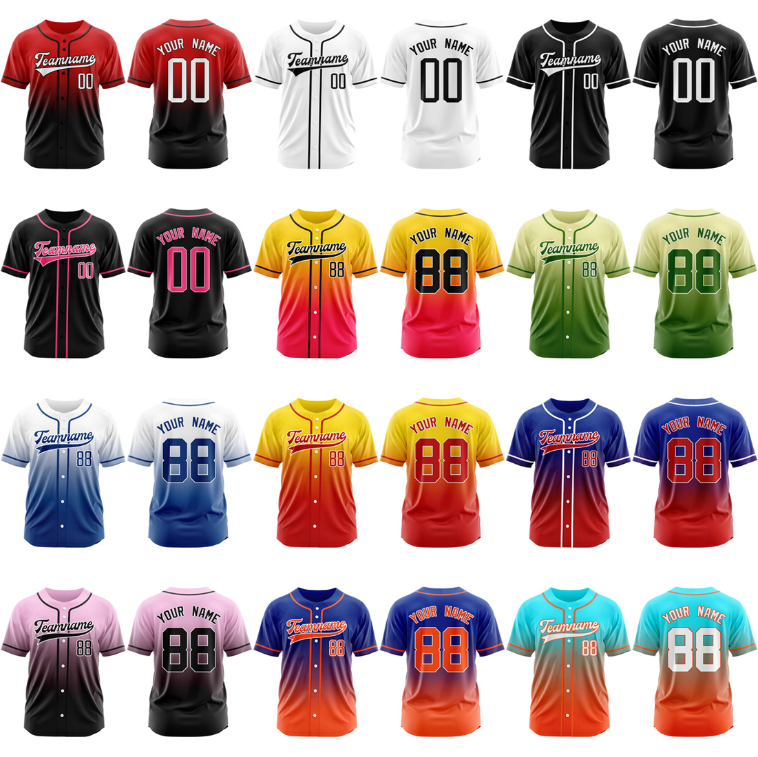 custom baseball jerseys for team