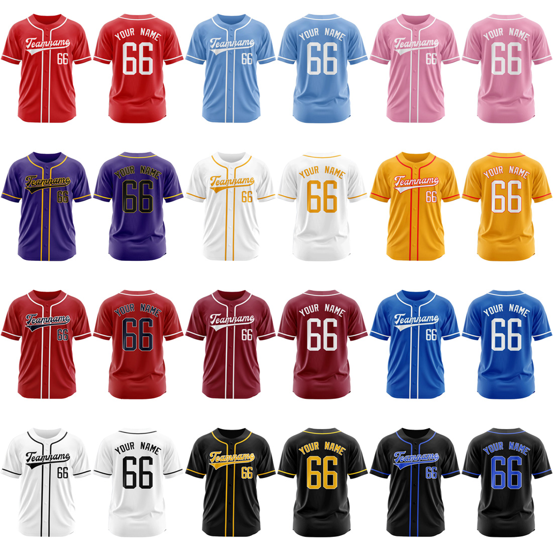 custom baseball jerseys for team