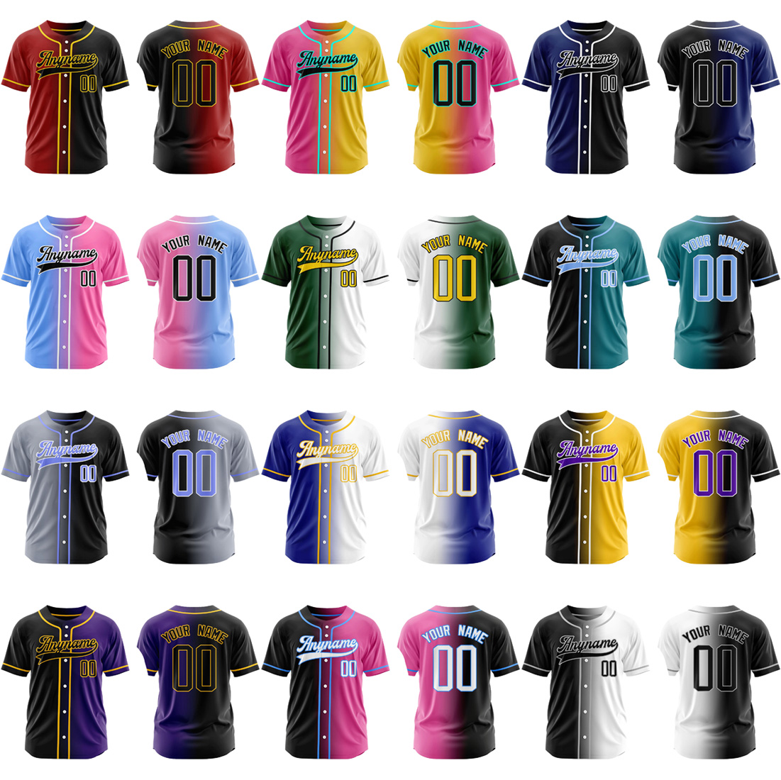 custom baseball jerseys for team