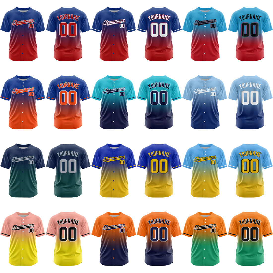 custom baseball jerseys for team