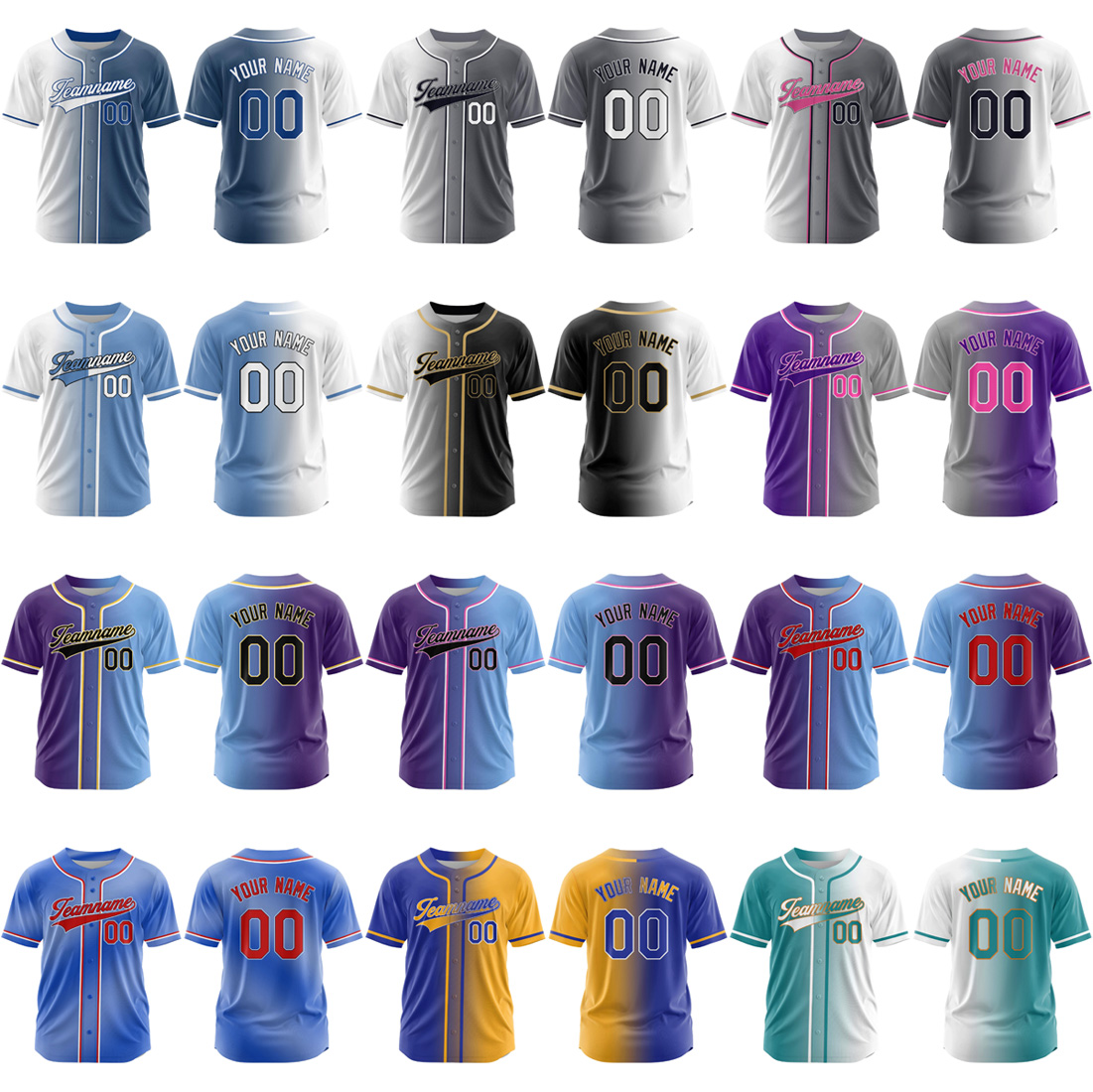 custom baseball jerseys for team