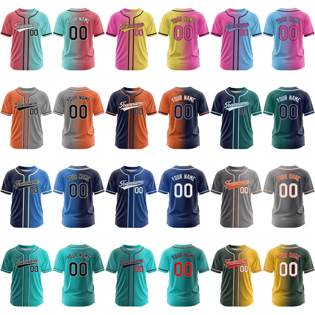 custom baseball jerseys for team